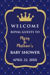 Prince Welcome Sign - 20x30 Digital: Prince Welcome Sign