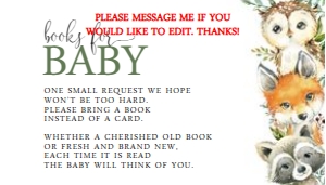 Book Request - Woodland - Printed: Woodland Book Request