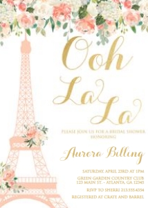 Paris Bridal - Digital: Paris Bridal Invitation