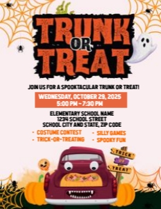 Trunk or Treat Flyer 002A 8.5x11: 4369512286