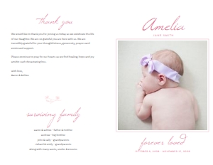 Funeral Program Template | 005: Funeral Program Template | 005