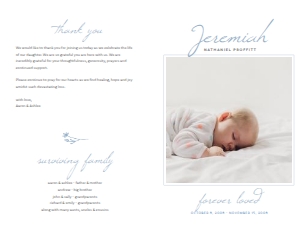 Funeral Program Template | 004: Funeral Program Template | 004