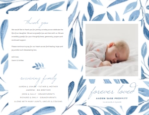 Funeral Program Template | 008: Funeral Program Template | 008
