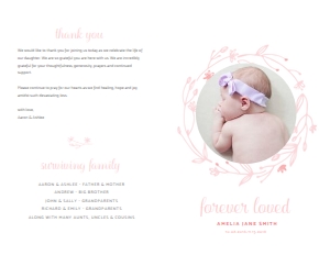 Funeral Program Template | 006: Funeral Program Template | 007