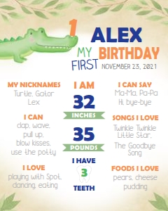 Alligator Boy - Milestone Poster design preview