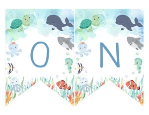 Cute Ocean - One Banner design preview