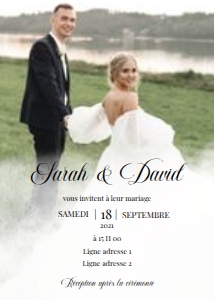 Wedding invitation 37FR: Wedding invitation 37FR