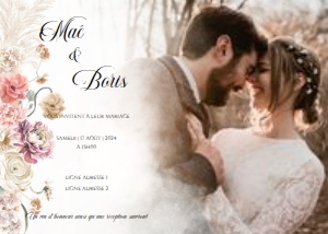 Wedding invitation 37-2FR: Wedding invitation 37-2FR