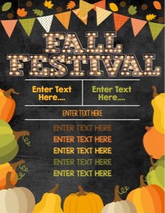EDITABLE Fall Festival Flyer Invitation, Kids Fall Event, Community Harvest Event Flyer Invitation, Instant Download Printable: EDITABLE Fall Festival Flyer Invitation, Kids Fall Event, Community Harvest Event Flyer Invitation, Instant Download Printable