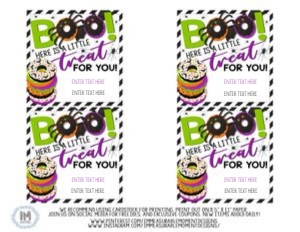 Boo Gift Tag: Boo Gift Tag