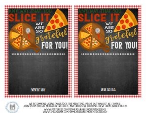Pizza Appreciation Gift Card: 1121824050