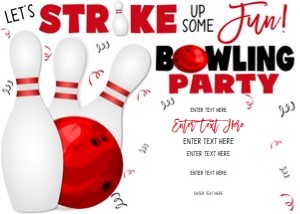 Bowling Invitation: 1150537392