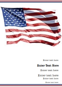 American Flag Invitation: 1190497683