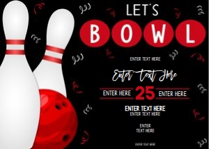 Let's Bowl Invitation: 1181363514