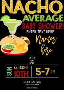 DS28 NACHO AVERAGE BABY SHOWER: 1212559317