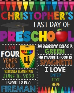 SS01 PRESCHOOL SIGN: 1219296132