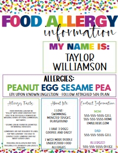 F38 FOOD ALLERGY INFO SHEET: 1291656155
