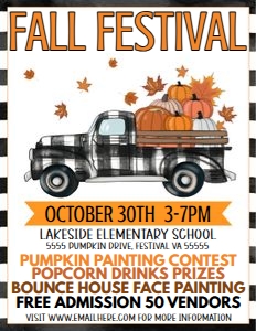 FF01 FALL FESTIVAL FLYER: 1281363514