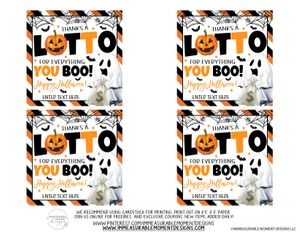 HT14 HALLOWEEN LOTTO GIFT TAGS: 1300911649