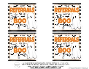 REF102 HALLOWEEN REFERRALS GIFT TAGS: 1320088266