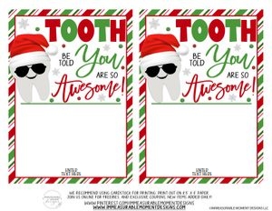 WT38 CHRISTMAS TOOTH BE TOLD: 1363883367