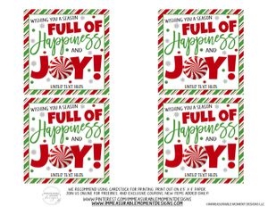 WT65 CHRISTMAS PEPPERMINT TAGS: 1352760906
