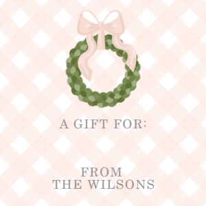 Lattice Wreath Enclosure Card design preview