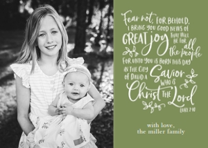 Great Joy Photo Card design preview