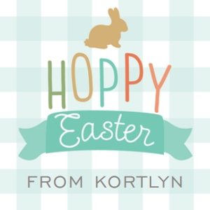 Hoppy Easter Enclosure Card design preview