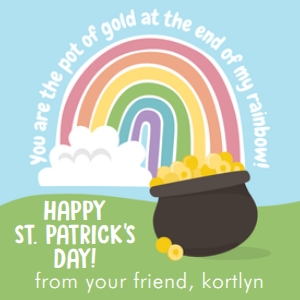 Rainbow Pot of Gold design preview