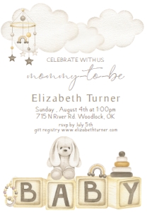 Baby Shower Invitation design preview