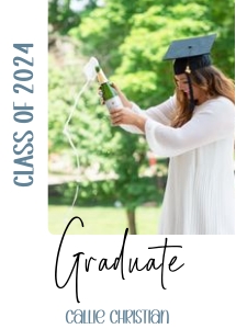 Graduation Announcement design preview