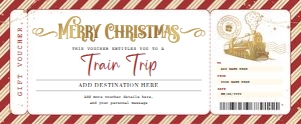 Train Trip Voucher - CHRISTMAS: Train Trip Voucher - CHRISTMAS