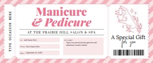 Manicure Pedicure Voucher: Mani Pedi Voucher