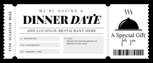 Date Night Voucher design preview
