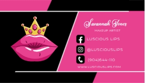 Lip Gloss Business Card: Lip Gloss Business Card