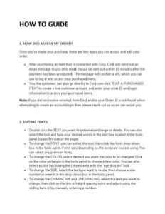 HOW TO GUIDE 1 of 4: Fiesta Birthday Invitation Version 2