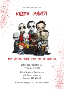 Halloween Invitation design preview
