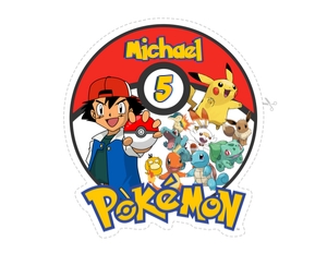 Pokemon Cake Topper: Pokemon Cake Topper