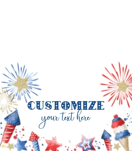 4th July Glitter WColor FOOD TENT Firecracker: 4th July Glitter WColor FOOD TENT Firecracker