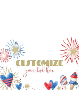 4th July Glitter WColor FOOD TENT Sweetheart: 4th July Glitter WColor FOOD TENT Sweetheart