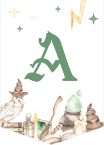 Wizard Magic School BANNER design preview
