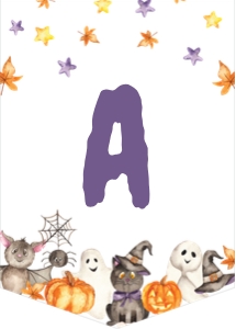Halloween Cute WColor BANNER design preview