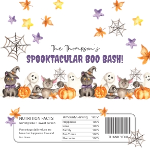Halloween Cute WColor CHOC WRAPPER design preview