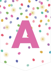 Rainbow Confetti BANNER: Rainbow Confetti BANNER