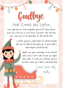 Christmas Elf Girl GOODBYE: Christmas Elf Girl BUNDLE x5 Return Arrival