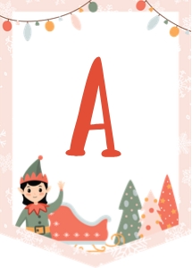 Christmas Elf Girl BANNER: Christmas Elf Girl BANNER