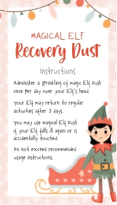Christmas Elf Girl TAG Elf Dust: Christmas Elf Girl TAG Dust