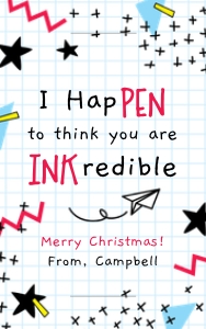 INKcredible TAG Xmas: INKredible GIFT TAG Xmas