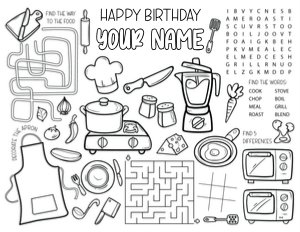 Cooking Placemat | Corjl